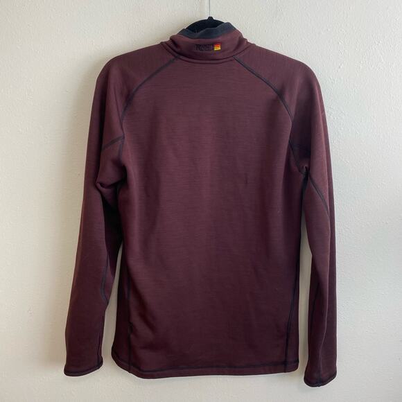 Peak Performance Heli Mid Jacket Full Zip Brushed Fleece Red Size M - Picture 3 of 8